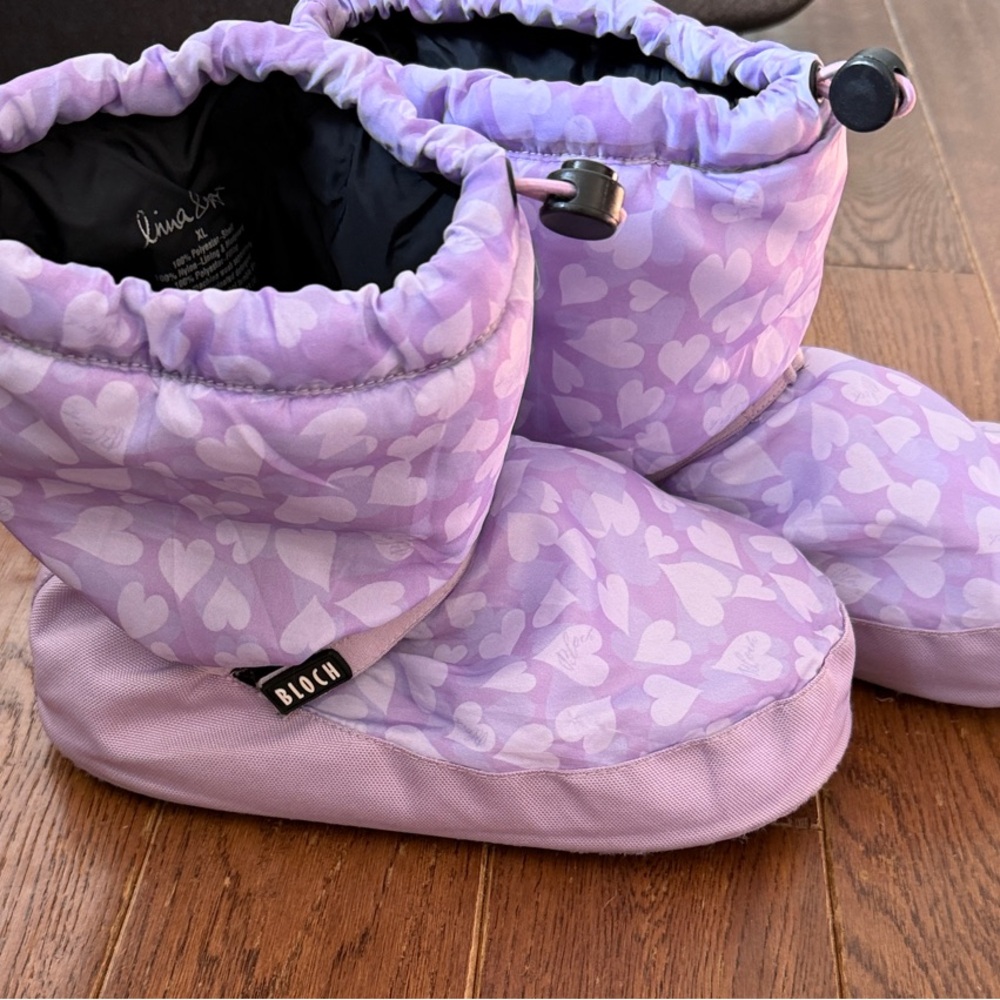 Bloch Lavender Heart Booties